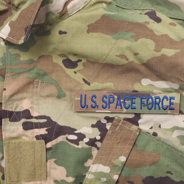 Military Patch（ミリタリーパッチ）U.S. SPACE FORCE テープ OCP [フック付き]【レターパックプラス対応】【レターパックライト対応】