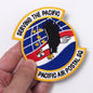 Military Patch（ミリタリーパッチ）PACIFIC AIR POSTAL SQ [2種][フルカラー][スパイスブラウン]【レターパックプラス対応】【レターパックライト対応】