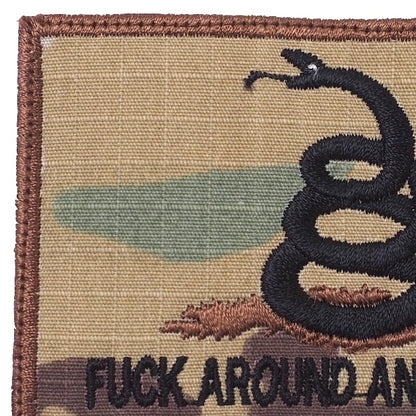 Military Patch FUCK AROUND AND FIND OUT patch [with hook] [Compatible with Letter Pack Plus] [Compatible with Letter Pack Light]