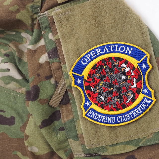 Military Patch OPERATION ENDURING CLUSTERFUCK Full Color [With Hook] [Letter Pack Plus Compatible] [Letter Pack Light Compatible]