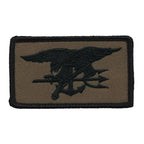 Military Patch（ミリタリーパッチ）US Naval Warfare SEALs シールズ [4色] フック付き【レターパックプラス対応】【レターパックライト対応】