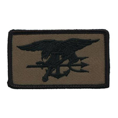 Military Patch US Naval Warfare SEALs [4 colors] with hook [Letter Pack Plus compatible] [Letter Pack Light compatible]