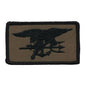 Military Patch（ミリタリーパッチ）US Naval Warfare SEALs シールズ [4色] フック付き【レターパックプラス対応】【レターパックライト対応】