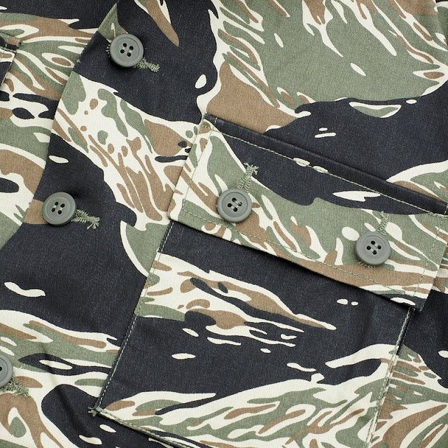 SESSLER Vietnam Tiger Stripe Jacket 3 Pocket Black Tiger [100% Cotton] [Black Tiger] [Nakata Shoten]