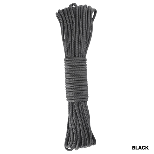 MILITARY (ミリタリー) PARA-LITE 550 パラコード15m PARACORD/TINDER [ファイアコード][Black][Olive Drab][Orange]【レターパックプラス対応】