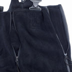 US (US military release product) fleece overalls black [unused]