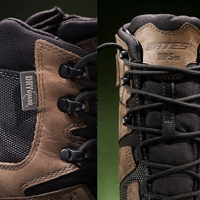 BATES(ベイツ) [2590/Black][2593/Combat Olive] OPS10 DRY GUARD Tactical Boots [サイドジップ][透湿性防水][Vibramソール]【中田商店】