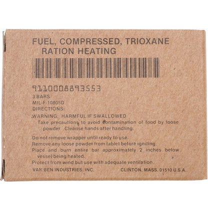 US (US military release product) ration heater [trioxane solid fuel individual pack x3 set]