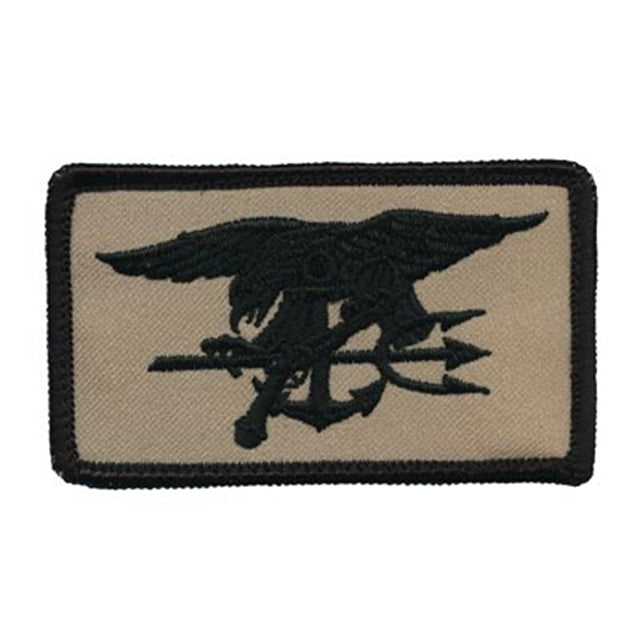 Military Patch US Naval Warfare SEALs [4 colors] with hook [Letter Pack Plus compatible] [Letter Pack Light compatible]