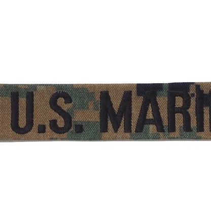 Military Patch（ミリタリーパッチ）U.S.MARINES テープ[ウッドマーパッド][コットン]【レターパックプラス対応】【レターパックライト対応】