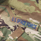 Military Patch（ミリタリーパッチ）U.S. SPACE FORCE テープ OCP [フック付き]【レターパックプラス対応】【レターパックライト対応】
