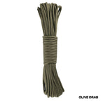 MILITARY (ミリタリー) PARA-LITE 550 パラコード15m PARACORD/TINDER [ファイアコード][Black][Olive Drab][Orange]【レターパックプラス対応】