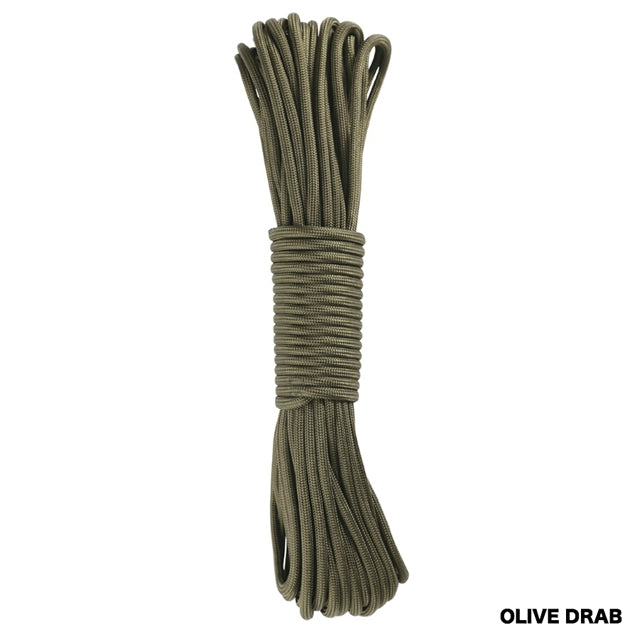 MILITARY (ミリタリー) PARA-LITE 550 パラコード15m PARACORD/TINDER [ファイアコード][Black][Olive Drab][Orange]【レターパックプラス対応】