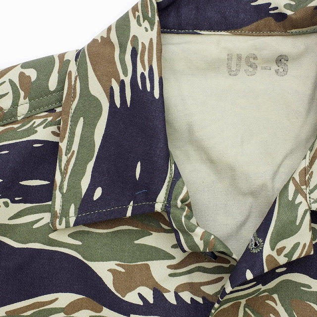 SESSLER Vietnam Tiger Stripe Jacket 3 Pocket Blue Tiger Vietnam Tiger Stripe Jacket [100% Cotton] [Blue Tiger] [Nakata Shoten]