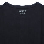 AVIREX（アヴィレックス）RIB S/S ヘンリーネック[4色]【レターパックプラス対応】