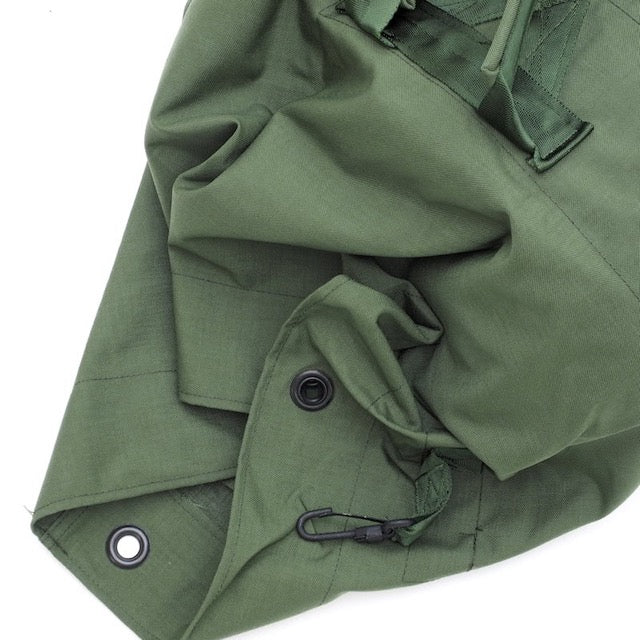 US (U.S. military release product) nylon duffel bag OD [Rucksack style]