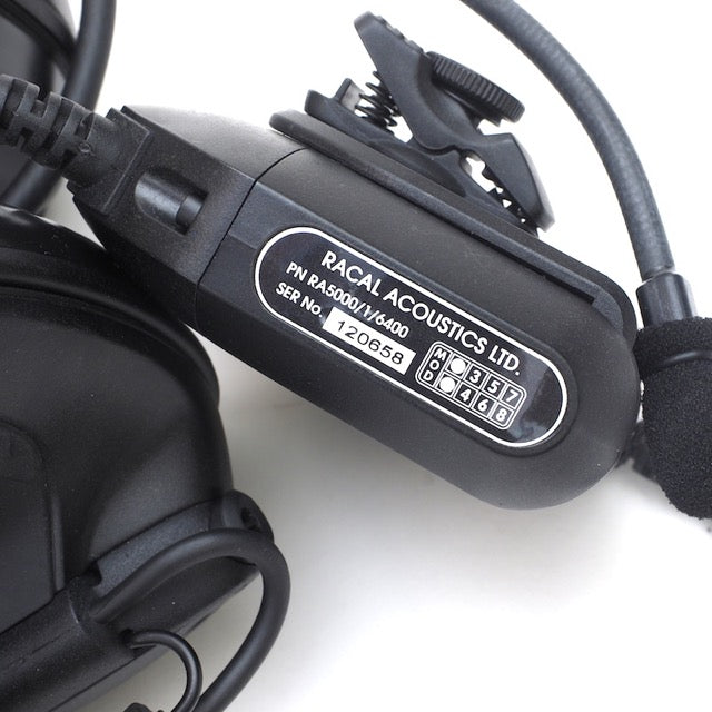 US（米軍放出品）RACAL RA5000 RAPTORヘッドセット H-387/VRC  [中古未使用品][送料無料]