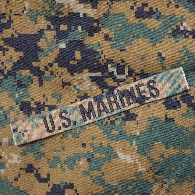 Military Patch USMARINES Tape [Wood Marpad] [Cotton] [Compatible with Letter Pack Plus] [Compatible with Letter Pack Light]