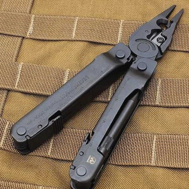LEATHERMAN（レザーマン）SUPERTOOL 300 EOD Black [キャップクリンパー][MOLLE対応ポーチ付]