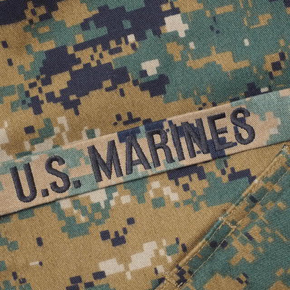 Military Patch USMARINES Tape [Wood Marpad] [Cotton] [Compatible with Letter Pack Plus] [Compatible with Letter Pack Light]