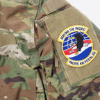 Military Patch（ミリタリーパッチ）PACIFIC AIR POSTAL SQ [2種][フルカラー][スパイスブラウン]【レターパックプラス対応】【レターパックライト対応】