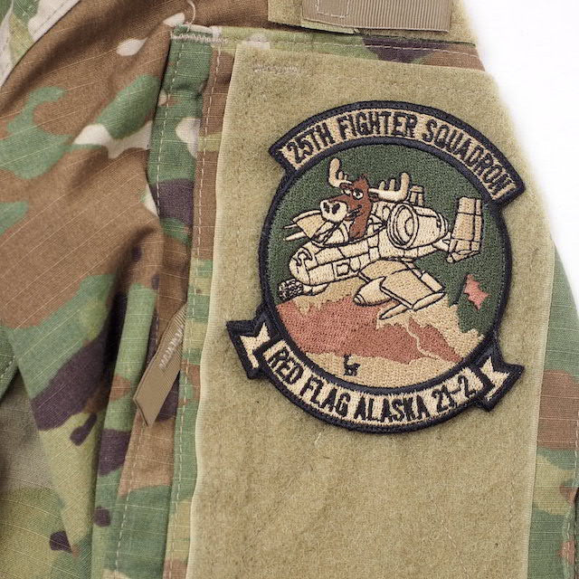 Military Patch（ミリタリーパッチ）RED FLAG ALASKA 21-2 25TH FIGHTER SQUADRON [2種 –  キャプテントム