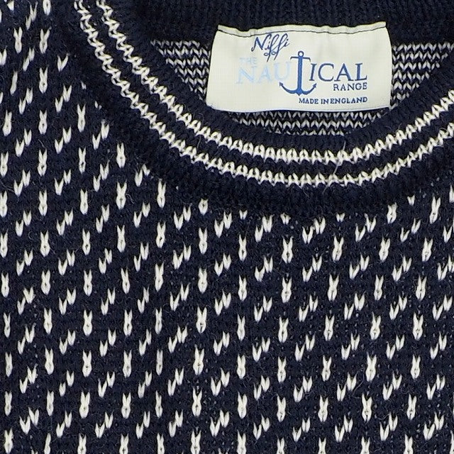 KEMPTON（ケンプトン）NIFFI SERIES ノルウェー海軍 DECK SWEATER [NAVY][BEIGE]
