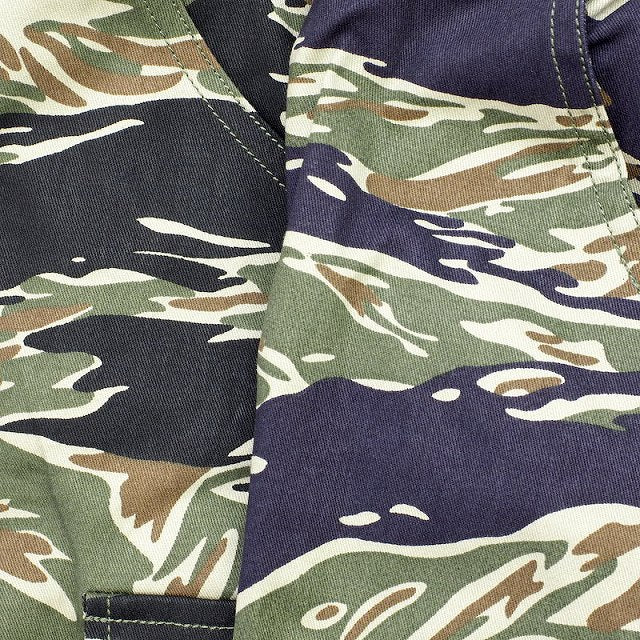 SESSLER Vietnam Tiger Stripe Jacket 3 Pocket Black Tiger [100% Cotton] [Black Tiger] [Nakata Shoten]