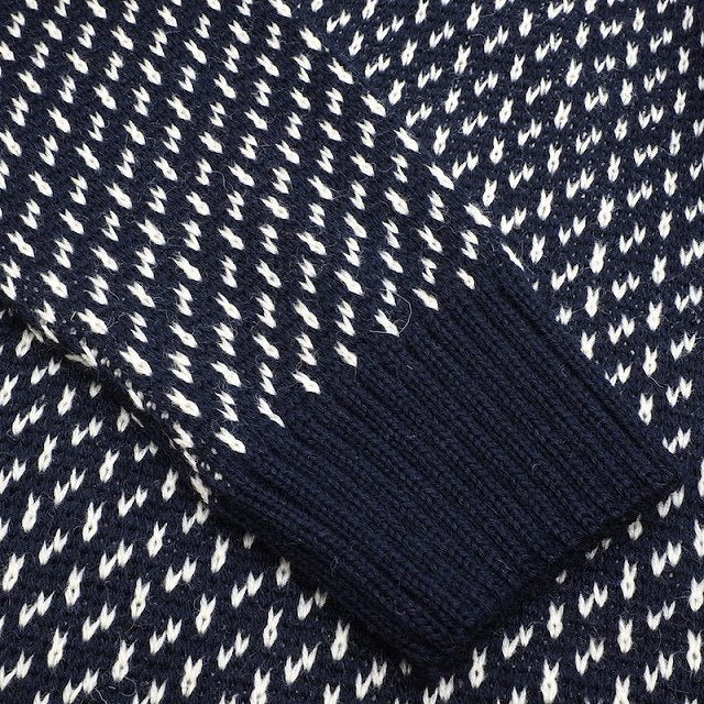 KEMPTON（ケンプトン）NIFFI SERIES ノルウェー海軍 DECK SWEATER [NAVY][BEIGE]