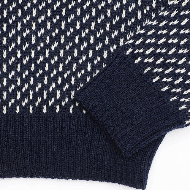 KEMPTON（ケンプトン）NIFFI SERIES ノルウェー海軍 DECK SWEATER [NAVY][BEIGE]