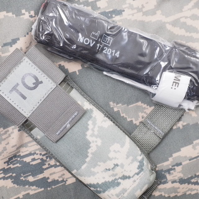 US（米軍放出品）USAF JOINT FIRST AID KIT TQ Pouch 止血帯（CAT）セット[ABU][Tourniquet Set]【レターパックプラス対応】