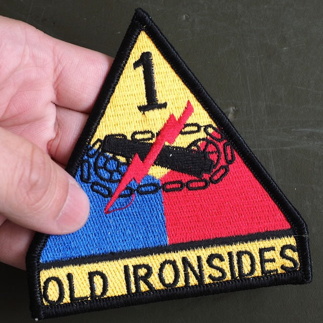 Military Patch US Army 1st Armored Division [Full Color] [Letter Pack Plus compatible] [Letter Pack Light compatible]