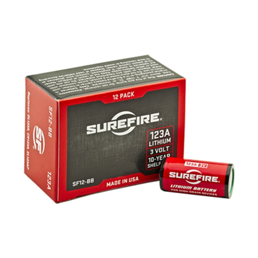 Special price available due to large quantities in stock! [SURE-FIRE] SF123A [CR 123A] Genuine 3V lithium battery 12 pack [Special price] [Full power] [Shock proof]