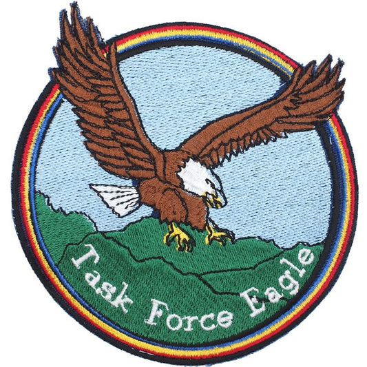 Military Patch Task Force Eagle [Compatible with Letter Pack Plus] [Compatible with Letter Pack Light]