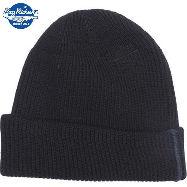 WILLIAM GIBSON （ウイリアム ギブソン）Type A-4 Watch Cap Black ワッチキャップ ブラック by BUZZ RICKSON'S バズリクソン[BR02272]【レターパックプラス対応】