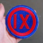 Military Patch US Army 9th Corps [Full Color] [Letter Pack Plus compatible] [Letter Pack Light compatible]