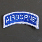 Military Patch US Army AIRBORNE Tab [Full Color] [Letter Pack Plus Compatible] [Letter Pack Light Compatible]