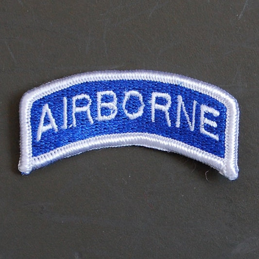 Military Patch US Army AIRBORNE Tab [Full Color] [Letter Pack Plus Compatible] [Letter Pack Light Compatible]