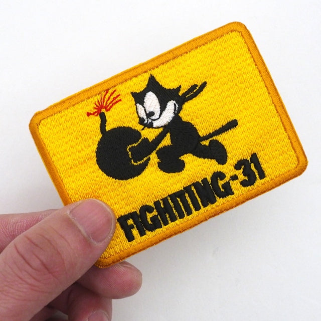 Military Patch Felix Square [Letter Pack Plus compatible] [Letter Pack Light compatible]