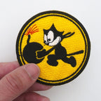 Military Patch（ミリタリーパッチ）フィリックス ラウンド【レターパックプラス対応】【レターパックライト対応】