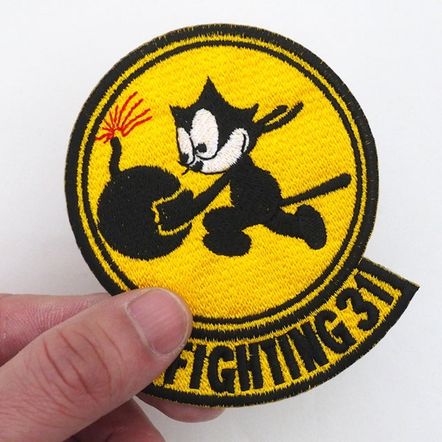 Military Patch Felix FIGHTING 31 [Letter Pack Plus compatible] [Letter Pack Light compatible]