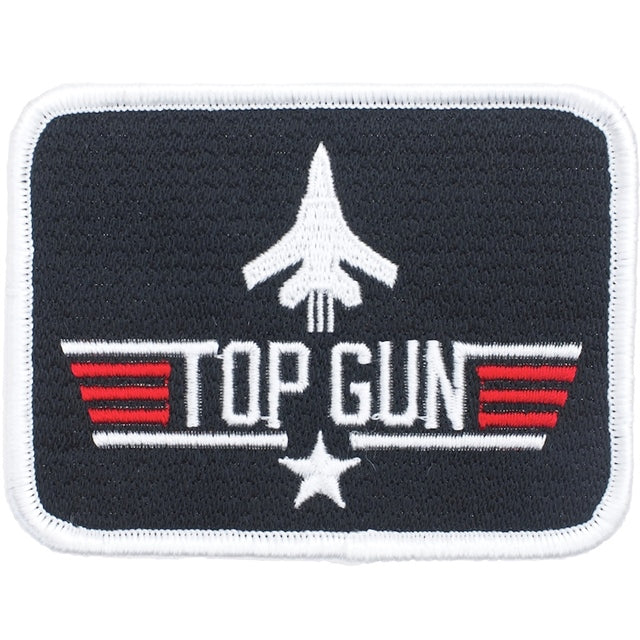Military Patch（ミリタリーパッチ）TOP GUN スクエア【レターパックプラス対応】【レターパックライト対応】