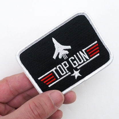 Military Patch TOP GUN Square [Compatible with Letter Pack Plus] [Compatible with Letter Pack Light]