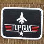 Military Patch TOP GUN Square [Compatible with Letter Pack Plus] [Compatible with Letter Pack Light]