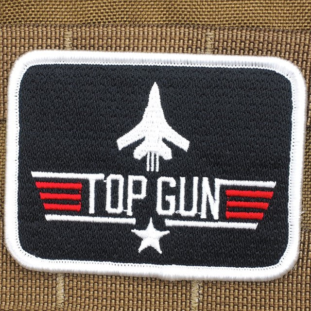 Military Patch TOP GUN Square [Compatible with Letter Pack Plus] [Compatible with Letter Pack Light]