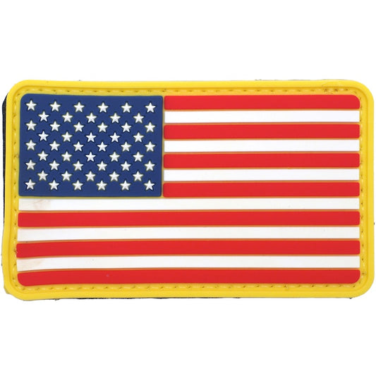 5ive Star Gear (ファイブスターギア) ミリタリー ラバーパッチ U.S. FLAG MORALE PATCH  Red/White/Blue【レターパックプラス対応】【レターパックライト対応】