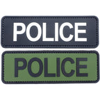 5ive Star Gear (ファイブスターギア) ミリタリー ラバーパッチ POLICE 6インチX2インチ MORALE PATCH [2色][フック付き]【レターパックプラス対応】【レターパックライト対応】