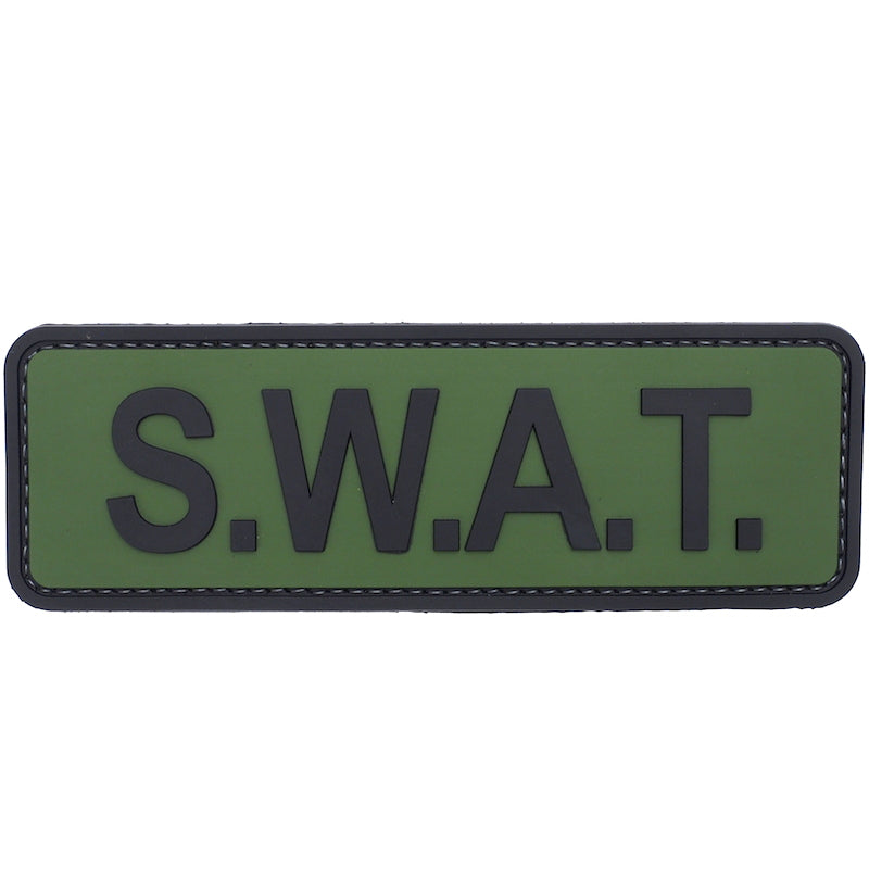 5ive Star Gear (ファイブスターギア) ミリタリー ラバーパッチ S.W.A.T. 6インチX2インチ MORALE PATCH[フック付き]【レターパックプラス対応】【レターパックライト対応】