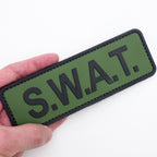 5ive Star Gear (ファイブスターギア) ミリタリー ラバーパッチ S.W.A.T. 6インチX2インチ MORALE PATCH[フック付き]【レターパックプラス対応】【レターパックライト対応】