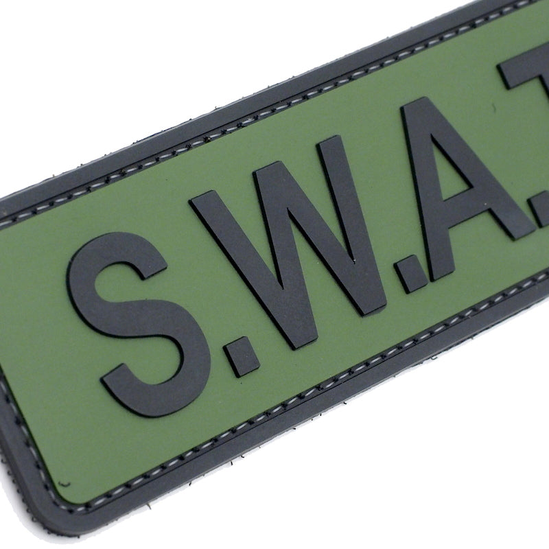 5ive Star Gear (ファイブスターギア) ミリタリー ラバーパッチ S.W.A.T. 6インチX2インチ MORALE PATCH[フック付き]【レターパックプラス対応】【レターパックライト対応】